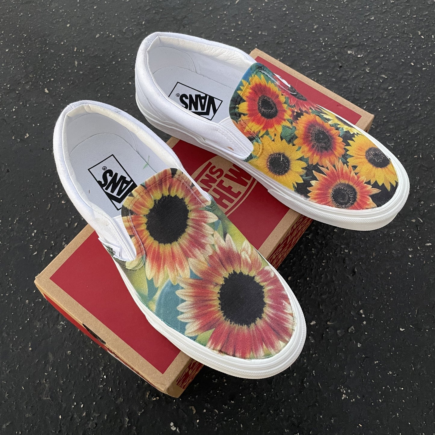 Sunflower Slip On Vans