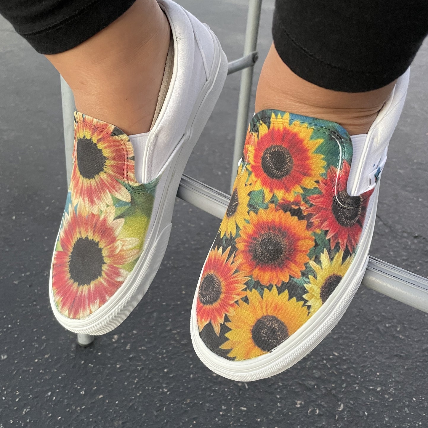 Vans Slip-On Custom Sunflower