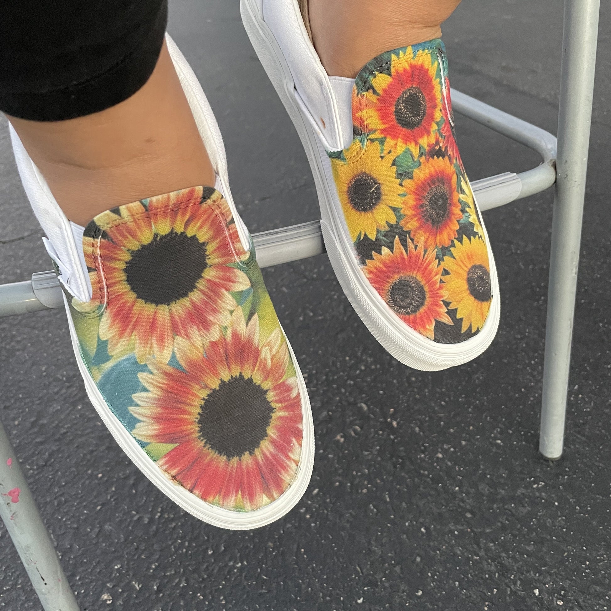 Vans Slip-On Custom Sunflower